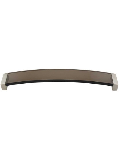 Positano Smoke Acrylic Arched Pull - 8 3/4 inch Center-to-Center.
